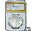 1886-O Morgan Silver Dollar PGA MS64+