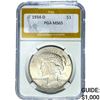 1934-D Silver Peace Dollar PGA MS65