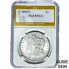 1890-S Morgan Silver Dollar PGA MS63+