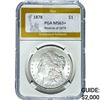 1878 REV79 Morgan Silver Dollar PGA MS63+
