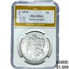 1878 REV79 Morgan Silver Dollar PGA MS63