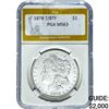 1878 7/8TF Morgan Silver Dollar PGA MS63