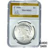 1926 Silver Peace Dollar PGA MS63