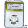1943-S Silver Jefferson Nickel PGA MS66 FS