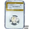 1943-P Silver Jefferson Nickel PGA MS66 FS