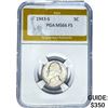 1943-S Jefferson Nickel PGA MS66 FS