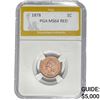Image 1 : 1878 Indian Head Cent PGA MS64 Red