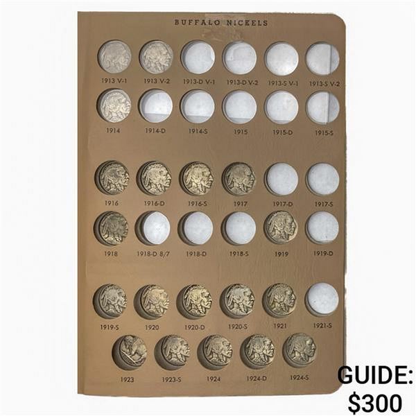 1913-1938 Buffalo Nickels Album [47] Coins