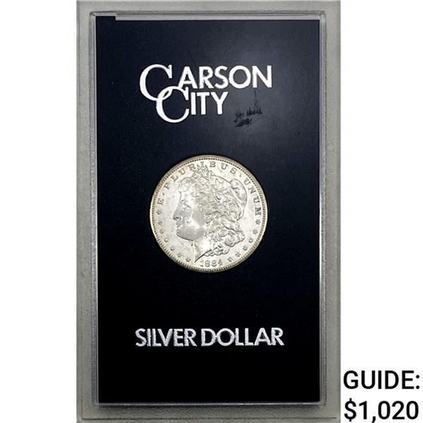 1884-CC Morgan Silver Dollar GSA UNC