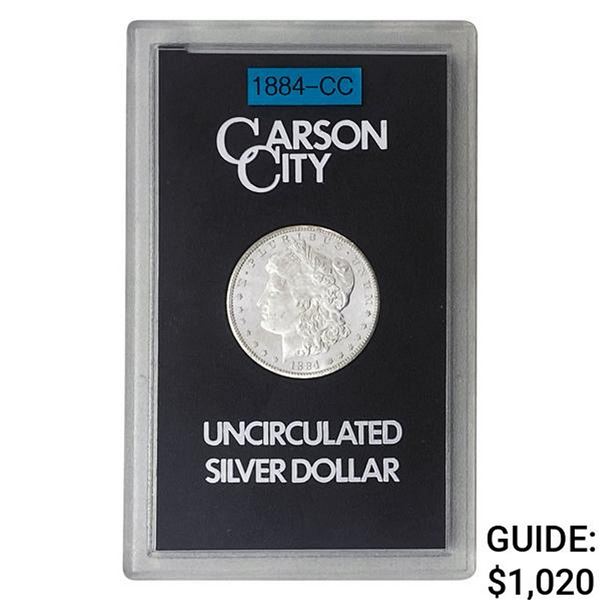 1884-CC Morgan Silver Dollar GSA UNC