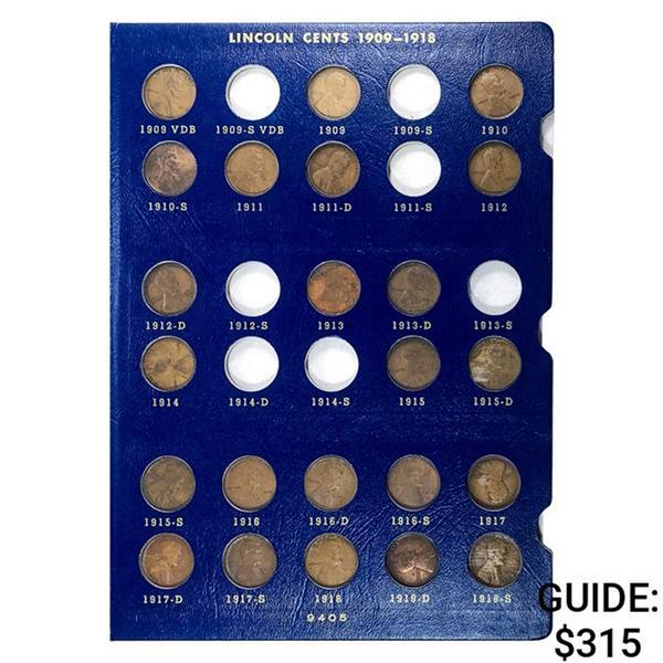 1909-1940 Lincoln Cents Album [78] Coins