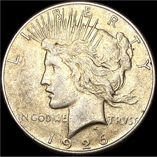 1926-S Silver Peace Dollar NEARLY UNCIRCULATED