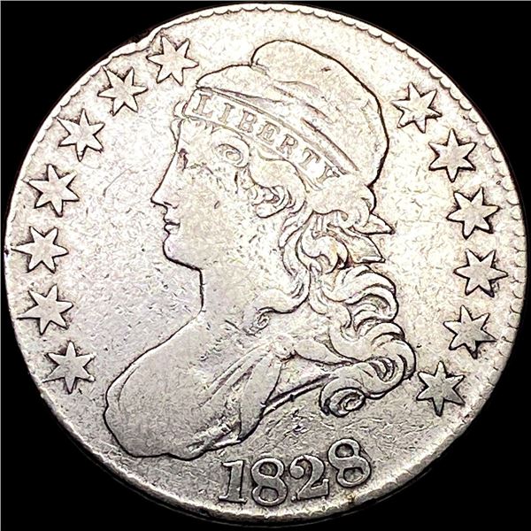 1828 Capped Bust Half Dollar NICELY CIRCULATED