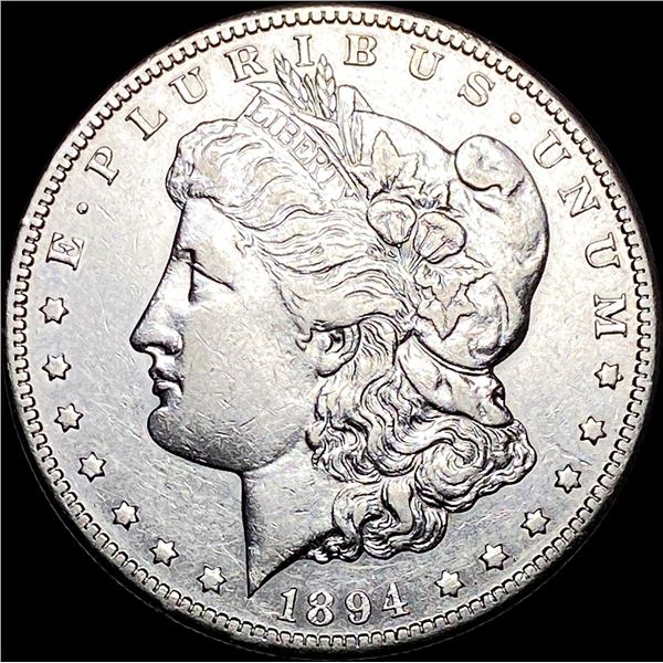 1894-S Silver Morgan Dollar NEARLY UNCIRCULATED