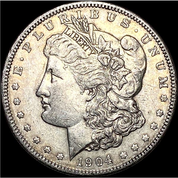 1904 Silver Morgan Dollar CLOSELY UNCIRCULATED