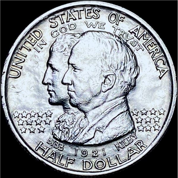 1921 Silver Half Dollar Alabama Centennial CHOICE BU