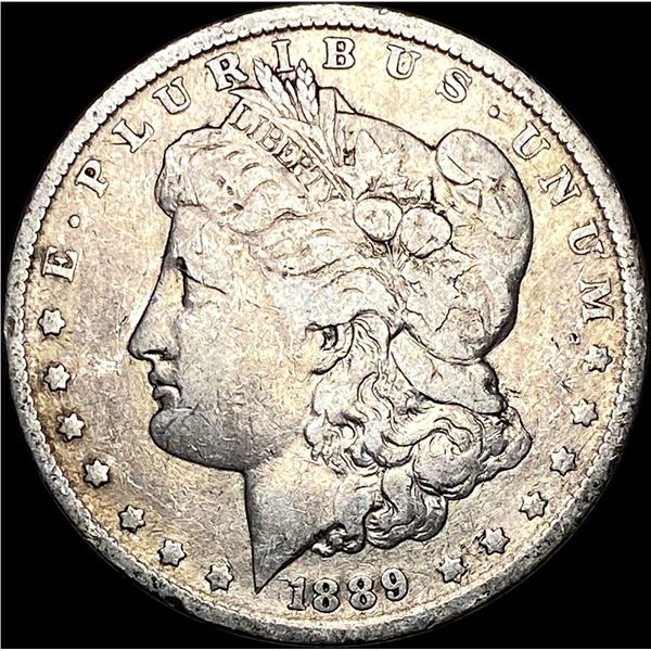 1889 Morgan Silver Dollar NEARLY UNCIRCULATED