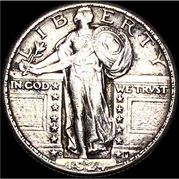 1924-D Silver Standing Liberty Quarter CLOSELY UNCIRCULATED