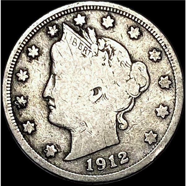 1912-S Liberty Head Nickel NICELY CIRCULATED