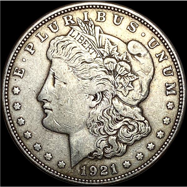 1921-D Silver Morgan Dollar NEARLY UNCIRCULATED