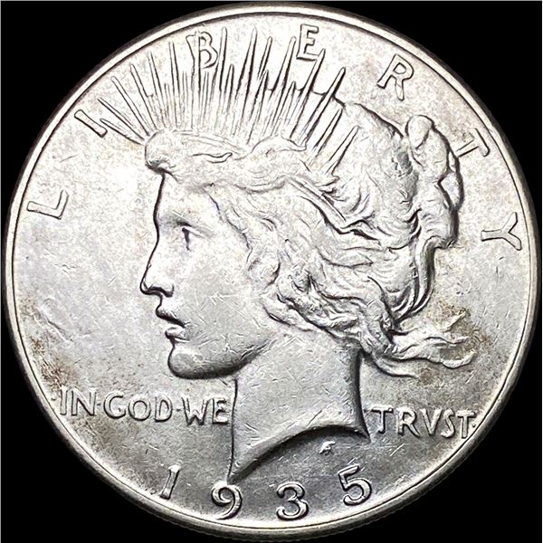 1935 Peace Silver Dollar CLOSELY UNCIRCULATED