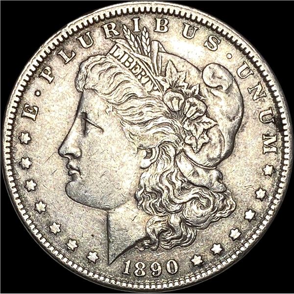 1890 Morgan Silver Dollar NEARLY UNCIRCULATED