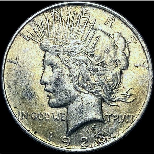 1923-D Silver Peace Dollar CHOICE AU
