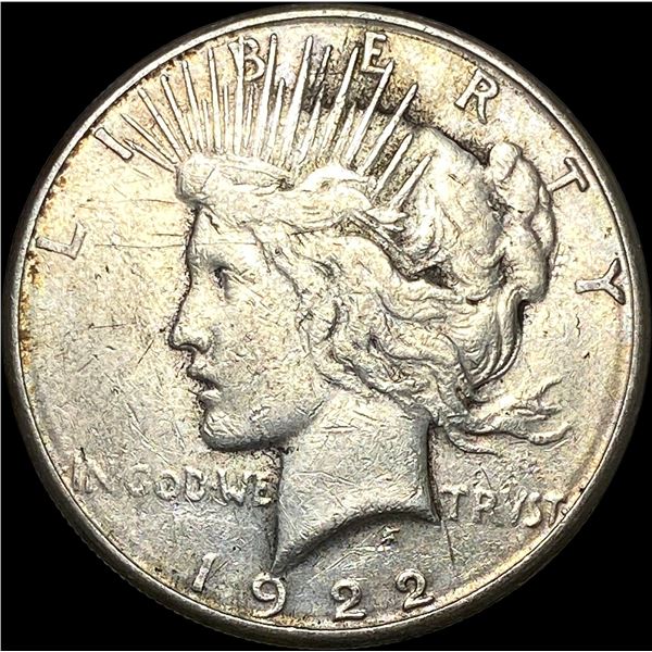 1922-S Silver Peace Dollar ABOUT UNCIRCULATED