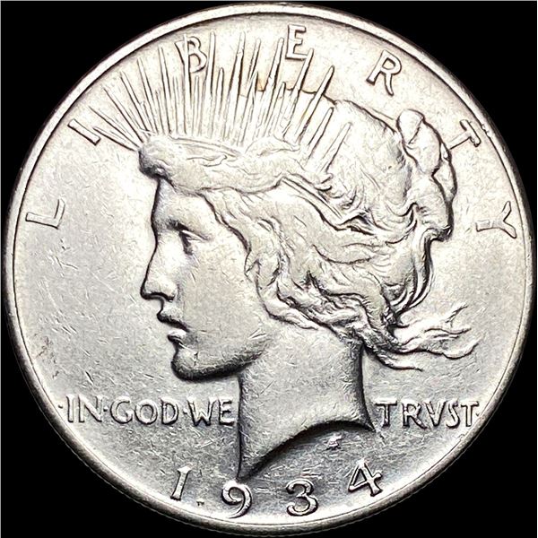 1934-D Silver Peace Dollar CLOSELY UNCIRCULATED