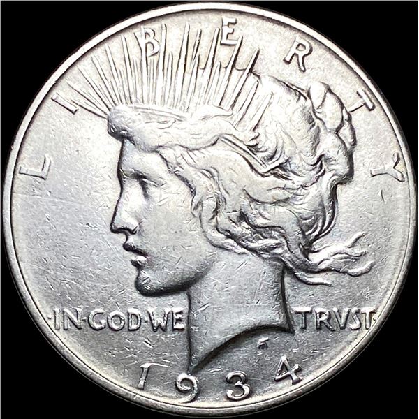 1934-D Silver Peace Dollar CLOSELY UNCIRCULATED