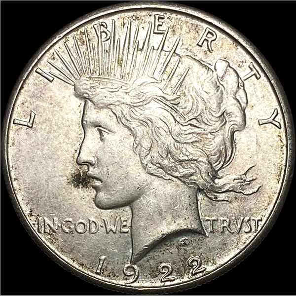 1922-S Silver Peace Dollar CLOSELY UNCIRCULATED