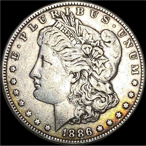1886 Morgan Silver Dollar CLOSELY UNCIRCULATED