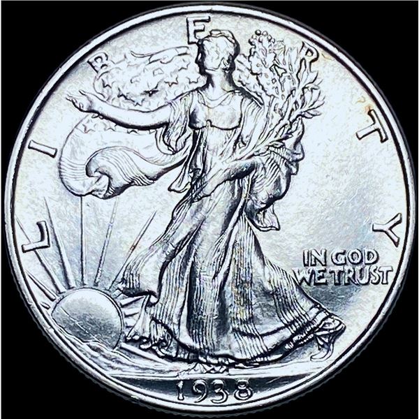 1938 Walking Liberty Half Dollar CHOICE BU