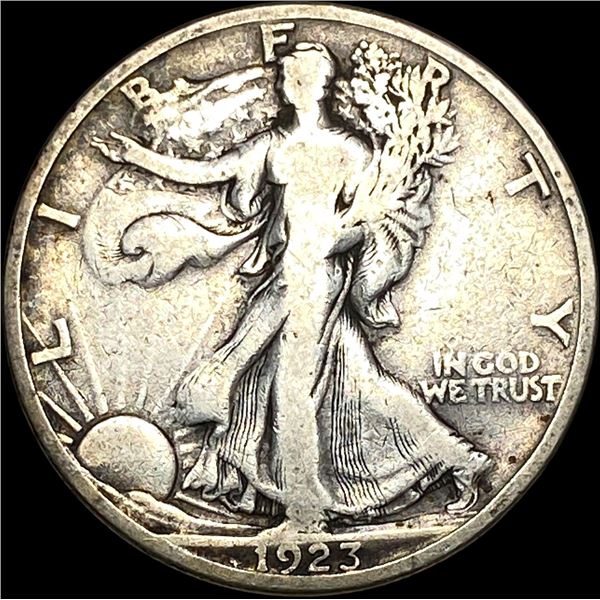 1923-S Silver Walking Liberty Half Dollar NICELY CIRCULATED