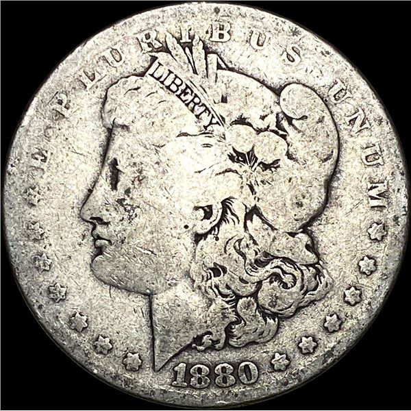 1880-O Morgan Silver Dollar LIGHTLY CIRCULATED