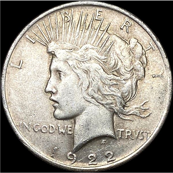 1922 Silver Peace Dollar CLOSELY UNCIRCULATED