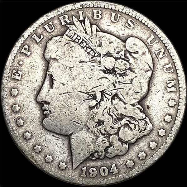 1904 Silver Morgan Dollar LIGHTLY CIRCULATED