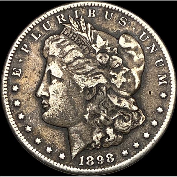 1898-S Silver Morgan Dollar LIGHTLY CIRCULATED