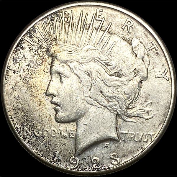 1923-S Silver Peace Dollar NEARLY UNCIRCULATED