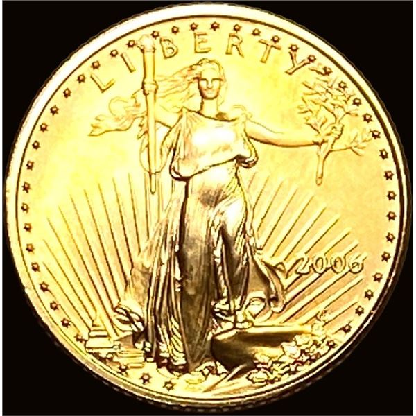 2006 1/10 oz Gold American Eagle $5 SUPERB GEM BU
