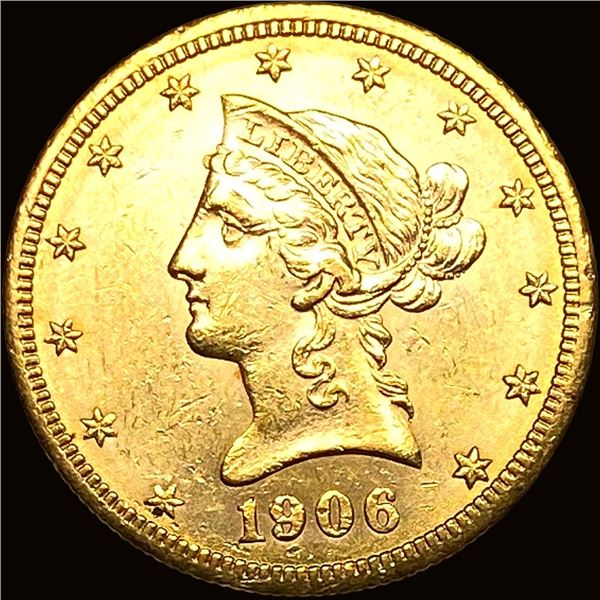 1906-D Gold $10 Liberty Head Eagle GEM BU