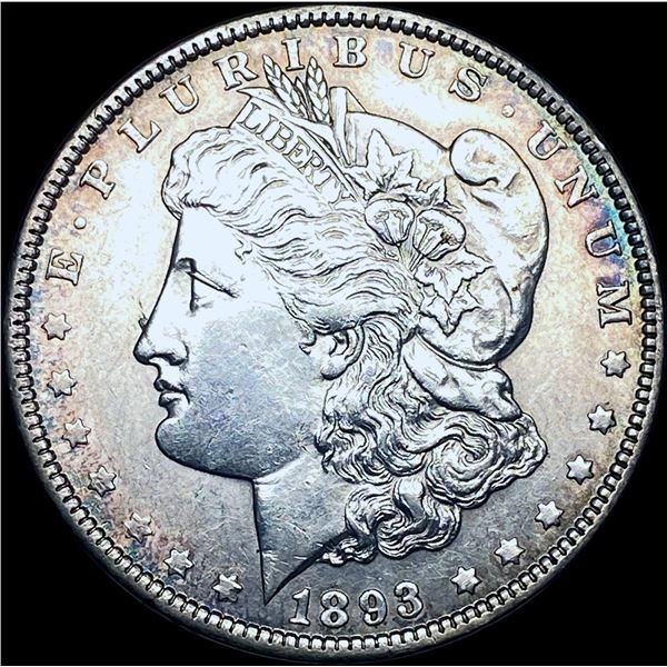 1893 Silver Morgan Dollar CHOICE AU