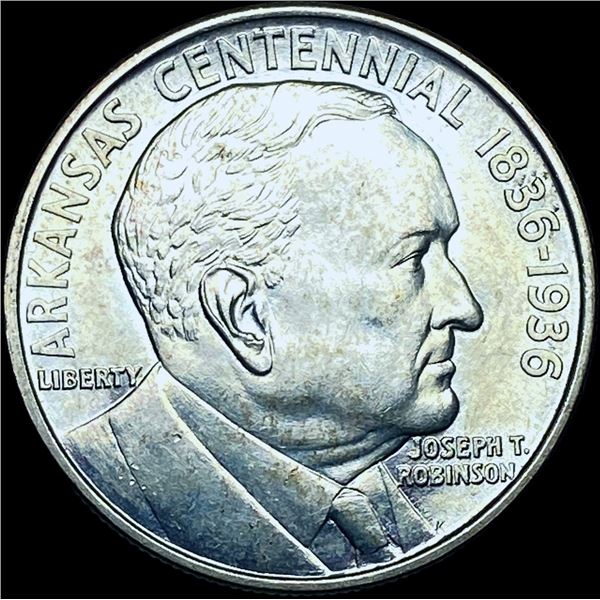 1936 Robinson Silver Half Dollar GEM BU