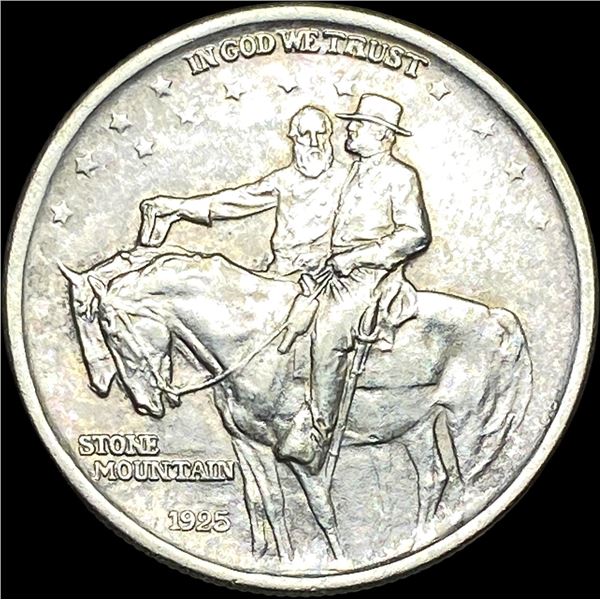 1925 Stone Mountain Silver Half Dollar CLOSELY UNCIRCULATED