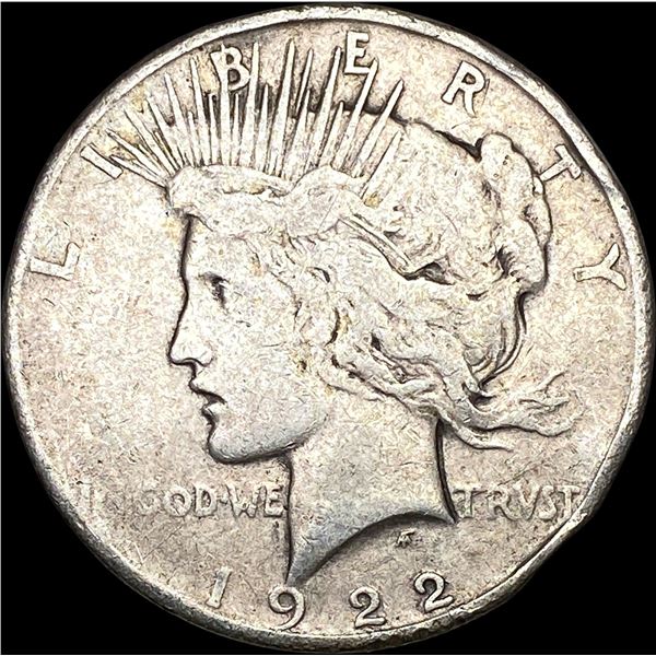 1922-D Silver Peace Dollar LIGHTLY CIRCULATED