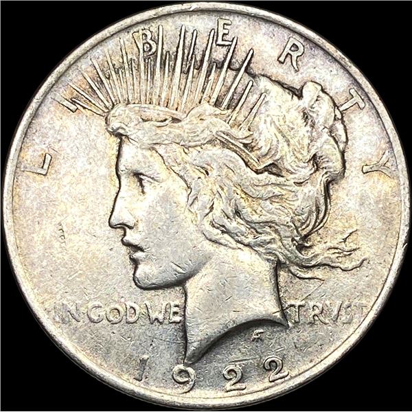 1922 Silver Peace Dollar CLOSELY UNCIRCULATED