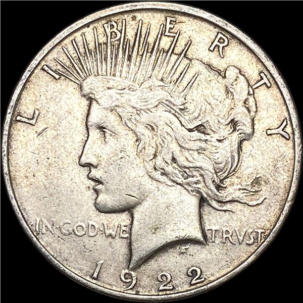 1922-D Silver Peace Dollar NEARLY UNCIRCULATED