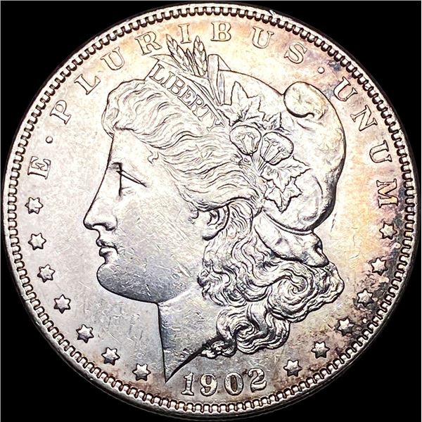 1902 Silver Morgan Dollar CLOSELY UNCIRCULATED