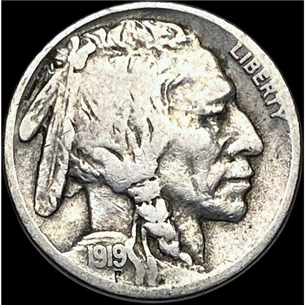 1919-S Buffalo Nickel LIGHTLY CIRCULATED