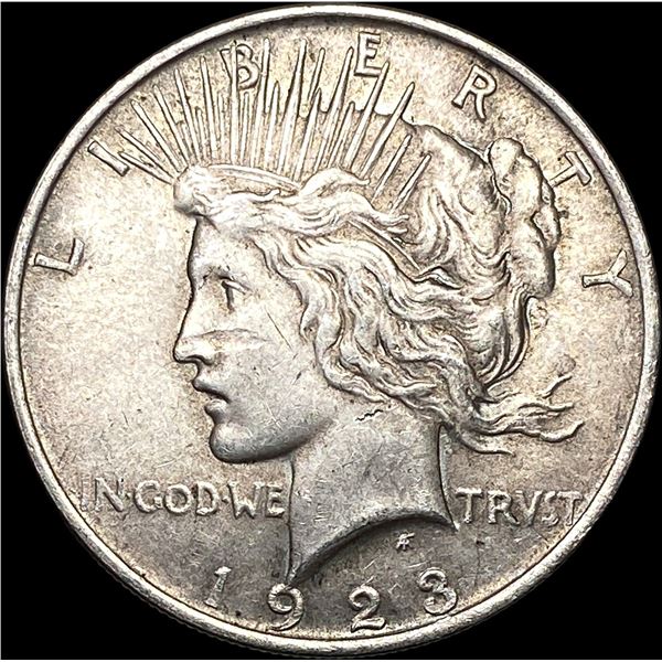 1923 Silver Peace Dollar CLOSELY UNCIRCULATED